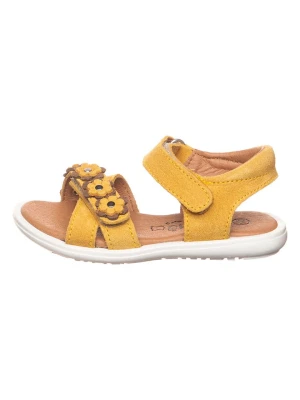 lamino Skórzane sandały w kolorze żółtym rozmiar: 34