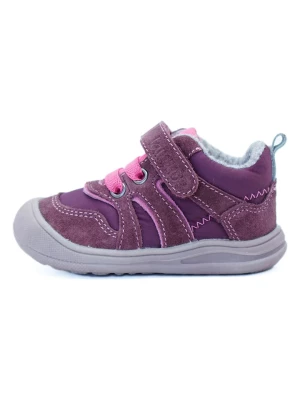 lamino Skórzane sneakersy w kolorze fioletowym rozmiar: 21