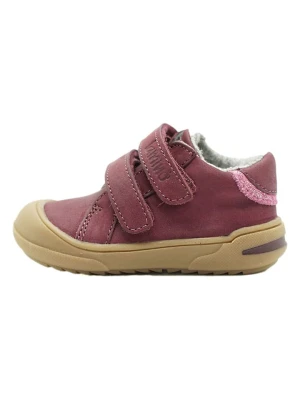 lamino Skórzane sneakersy w kolorze fioletowym rozmiar: 23
