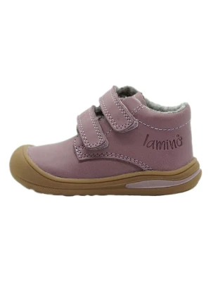 lamino Skórzane sneakersy w kolorze fioletowym rozmiar: 25