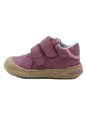 lamino Skórzane sneakersy w kolorze fioletowym rozmiar: 24