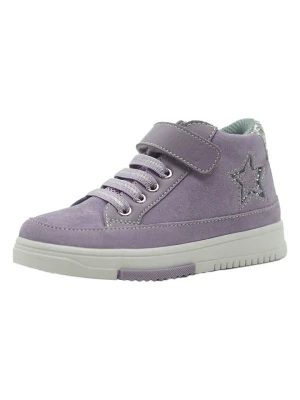lamino Skórzane sneakersy w kolorze fioletowym rozmiar: 31