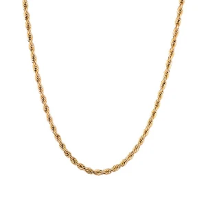 Łańcuszek ICED STUFF Rope Złoty