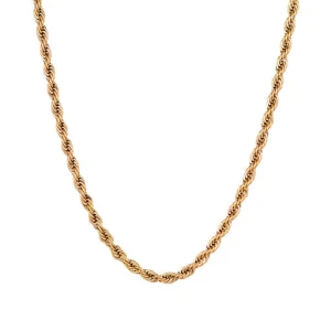 Łańcuszek ICED STUFF Rope Złoty