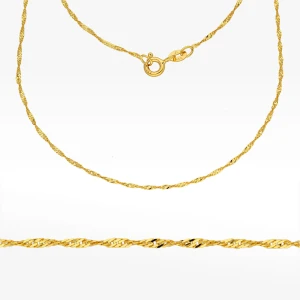 Łańcuszek ze złota 38cm singapur pełny Filipowicz