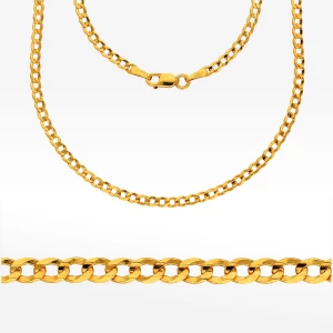 Łańcuszek ze złota pancerka pełna Filipowicz