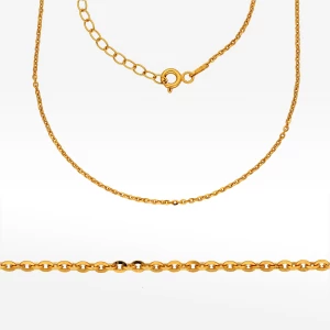 Łańcuszek ze złota ankier Filipowicz