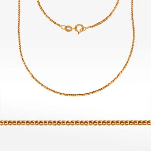 Łańcuszek ze złota lisi ogon pełny Filipowicz