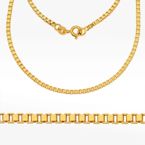 Łańcuszek ze złota kostka Filipowicz