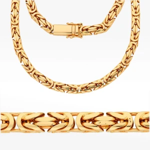 Łańcuszek ze złota królewski pełny Filipowicz