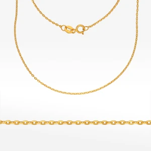 Łańcuszek ze złota  ankier pełny Filipowicz