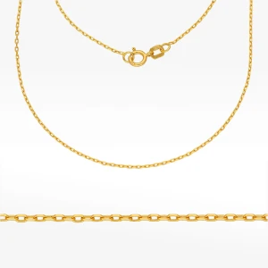 Łańcuszek ze złota ankier pełny Filipowicz