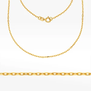 Łańcuszek ze złota ankier pełny Filipowicz