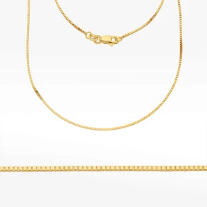 Łańcuszek ze złota kostka pełny Filipowicz