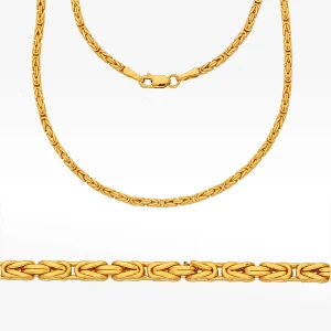 Łańcuszek ze złota królewski Filipowicz