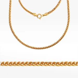 Łańcuszek ze złota lisi ogon pełny Filipowicz