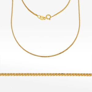 Łańcuszek ze złota lisi ogon pełny Filipowicz