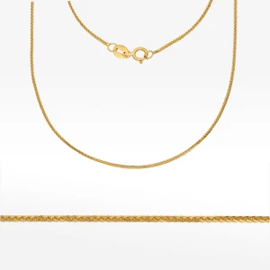 Łańcuszek ze złota  lisi ogon pełny Filipowicz