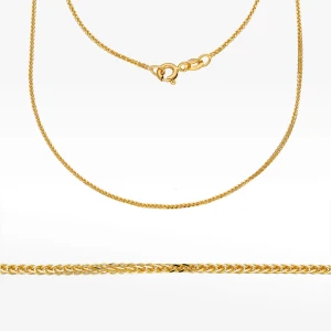 Łańcuszek ze złota lisi ogon pełny Filipowicz