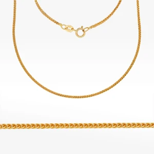 Łańcuszek ze złota lisi ogon pełny Filipowicz