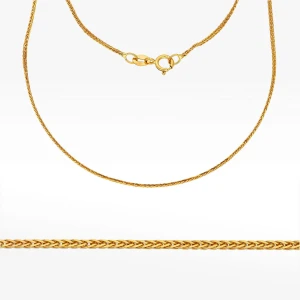 Łańcuszek ze złota lisi ogon pełny Filipowicz