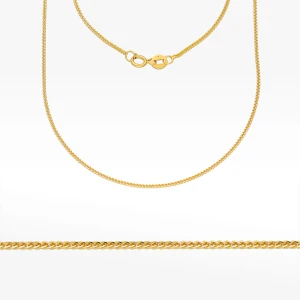 Łańcuszek ze złota lisi ogon pełny Filipowicz