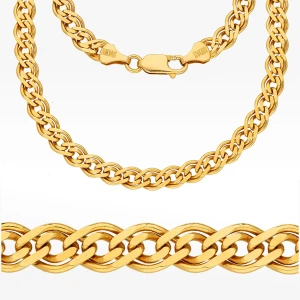 Łańcuszek ze złota mona lisa pełny Filipowicz