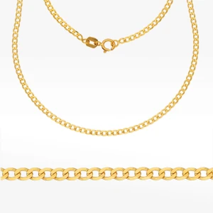 Łańcuszek ze złota pancerka pełny Filipowicz