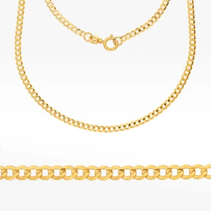 Łańcuszek ze złota pancerka pełny Filipowicz