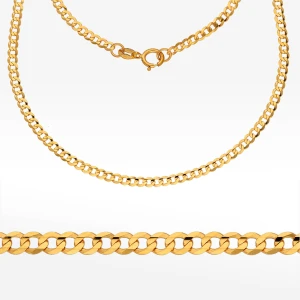 Łańcuszek ze złota pancerka pełny Filipowicz