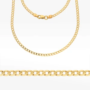 Łańcuszek ze złota pancerka pełny Filipowicz