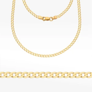 Łańcuszek ze złota pancerka pełny Filipowicz