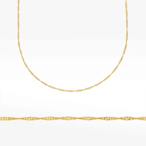 Łańcuszek ze złota singapur Filipowicz