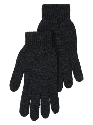 Lanerossi Wełniane rękawiczki "Asia" w kolorze antracytowym - 23 x 7,5 cm rozmiar: onesize