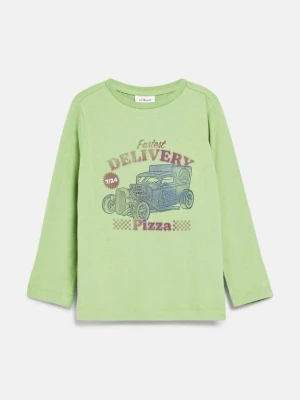 Langarmshirt mit Artwork s.Oliver zielony