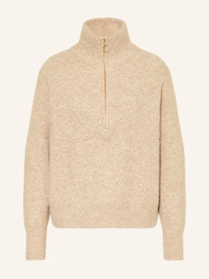 Lanius Sweter Typu Troyer Z Dodatkiem Alpaki braun