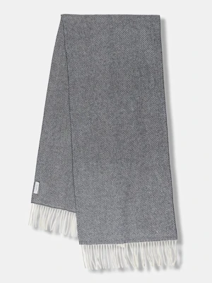 Lanvin chusta jedwabna damska kolor niebieski wzorzysta 710002440