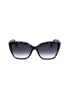 Lanvin Damskie okulary przeciwsłoneczne w kolorze czarno-granatowym rozmiar: 59