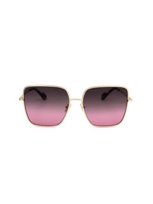 Lanvin Damskie okulary przeciwsłoneczne w kolorze złoto-fioletowym rozmiar: 60