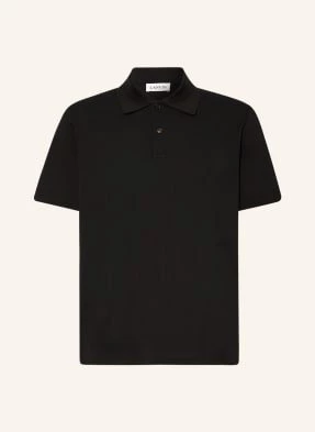 Lanvin Koszulka Polo Z Piki schwarz