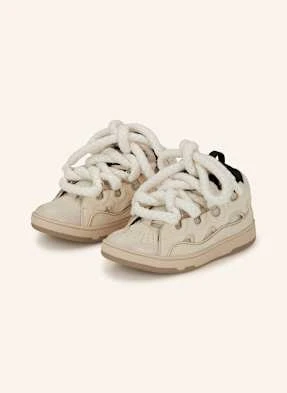 Lanvin Sneakersy Curb beige