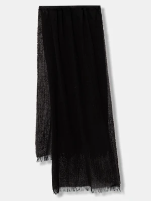 Lanvin szalik wełniany damski kolor brązowy gładki 710003794