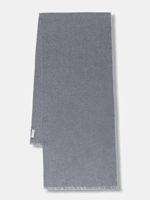 Lanvin szalik wełniany damski kolor szary gładki 710003792
