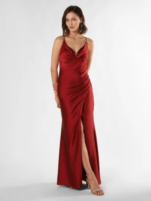 Laona Damska sukienka wieczorowa Kobiety czerwony jednolity,