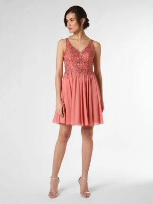 Laona Damska sukienka wieczorowa Kobiety różowy jednolity,