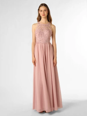 Laona Damska sukienka wieczorowa z etolą Kobiety różowy jednolity,