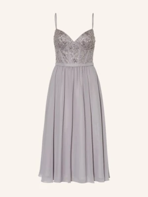 Laona Sukienka Koktajlowa Z Cekinami I Perełkami Ozdobnymi grau