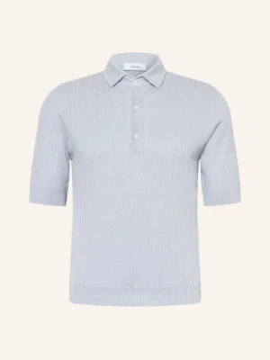 Lardini Dzianinowa Koszulka Polo Z Lnu blau