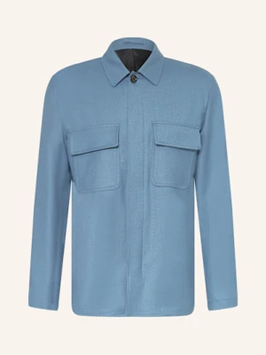 Lardini Flanelowy Overjacket blau