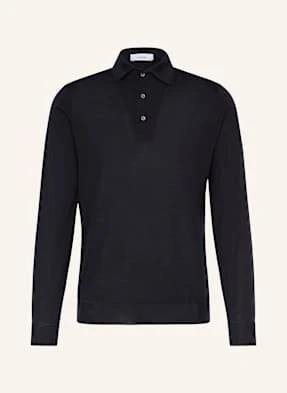 Lardini Koszulka Polo Z Dzianiny blau